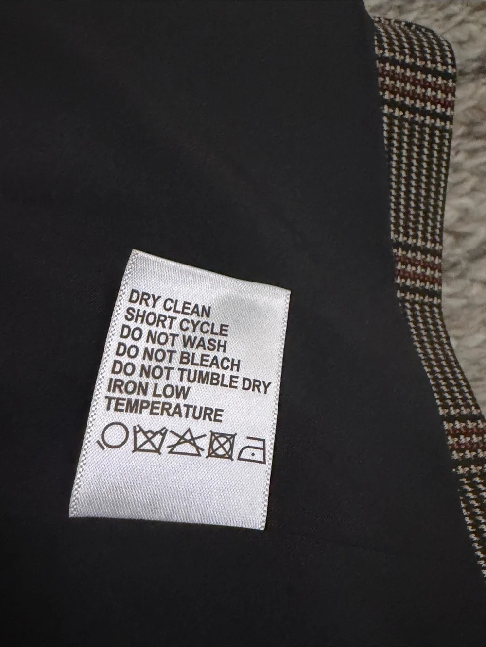 NWT Etcetera Plaid Pant Suit Size 8